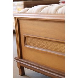 Baú para Quarto de Casal Estofado 1,60m - Athenas - Móveis Montanhês - 5