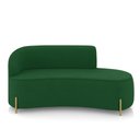 Ver imagem 5 de Sofá 3 Lugares Orgânico 180cm Pé Dourado Morgan Suede D03 - D’Rossi