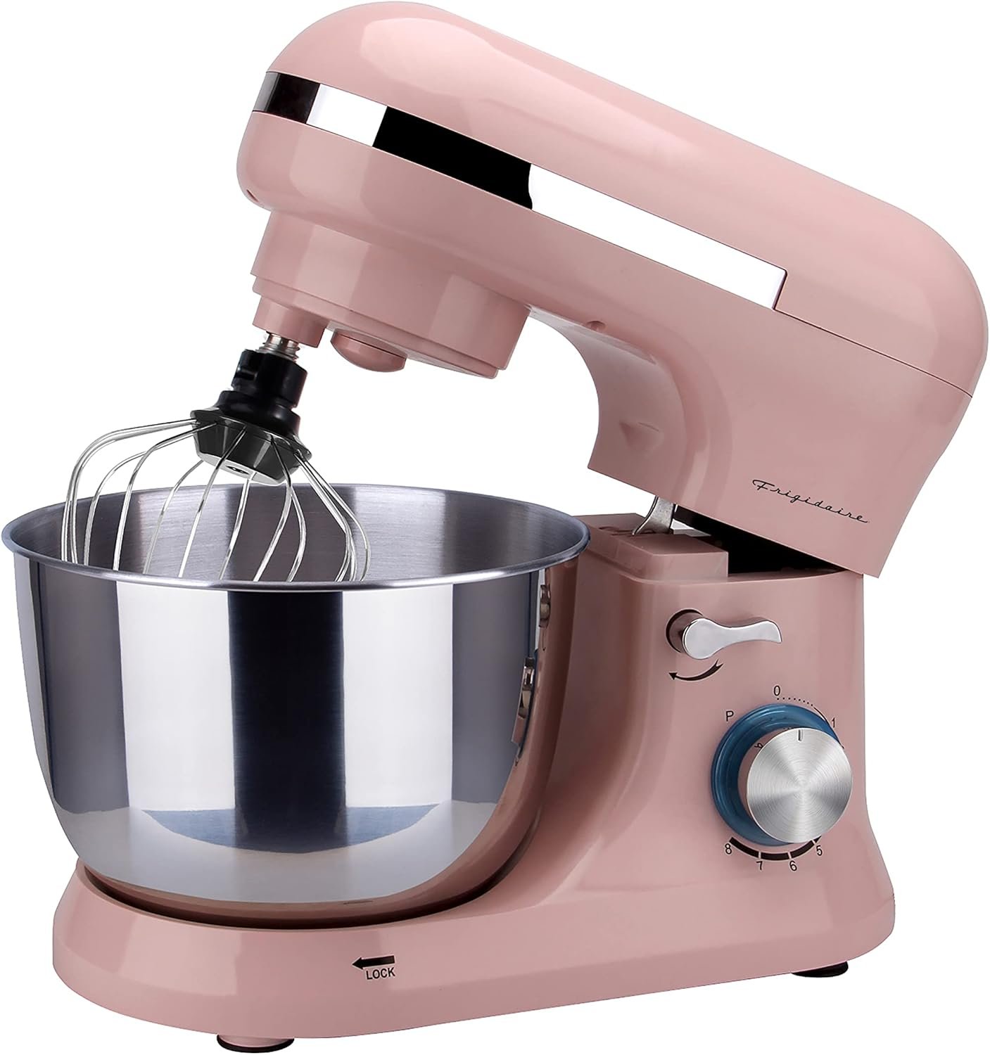 Frigidaire Stand Mixer Retro 4.5l, 8 Velocidades, 300w, Rosa - 4