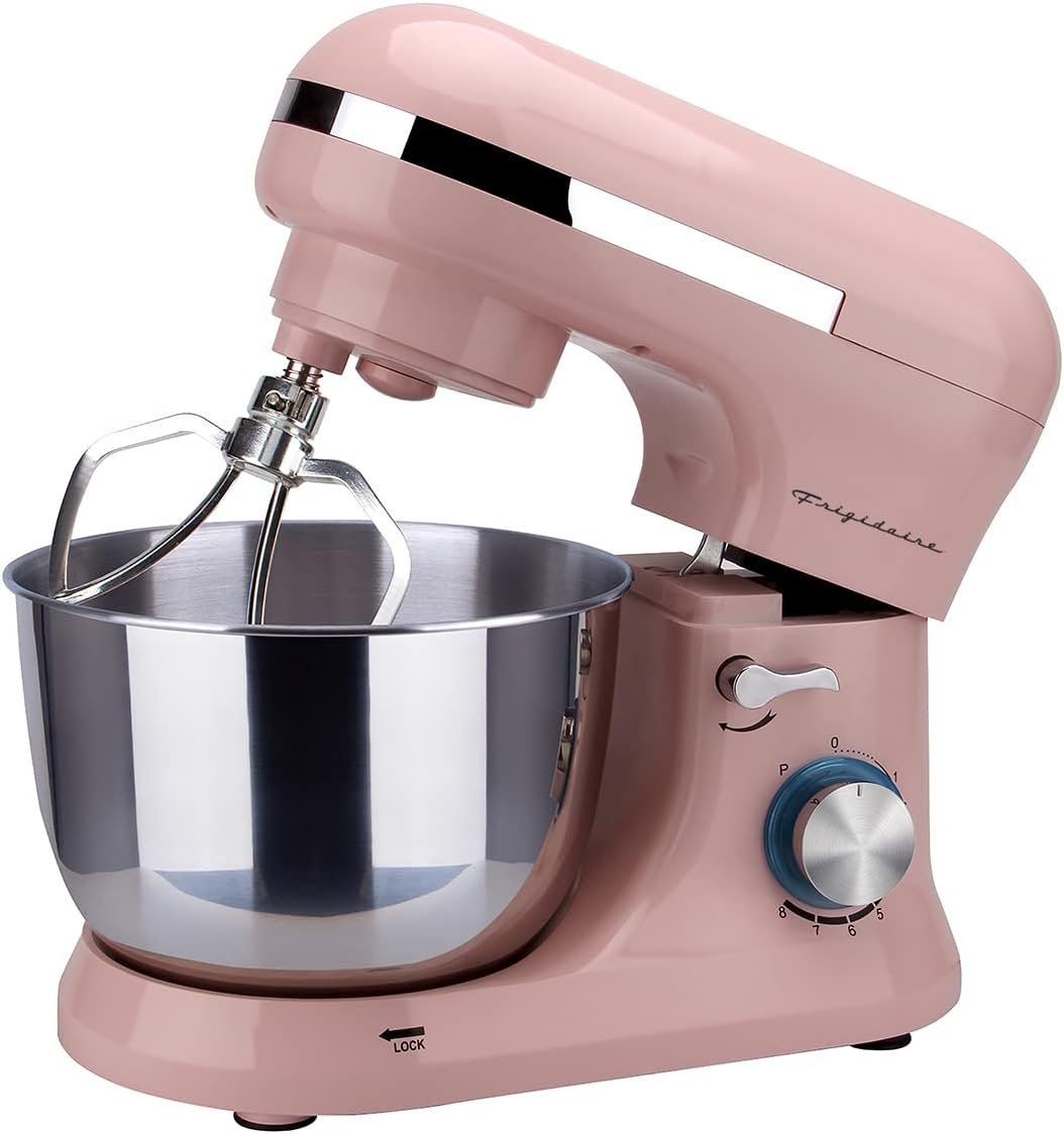 Frigidaire Stand Mixer Retro 4.5l, 8 Velocidades, 300w, Rosa - 5