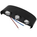 Ver imagem 2 de Arandela Luminaria Meia Lua Parede Luz Led 6w 6 Fachos Iluminaçao Decoraçao Garagem Varanda Quintal