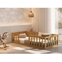 Ver imagem 1 de Cama Montessoriana com Colchão Solteiro:nogueira