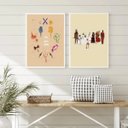 Ver imagem 2 de Kit 2 Quadros Orixás Umbanda e Candomblé 24x18cm:madeira Preta