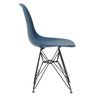 Cadeira Charles Eames Eiffel Dkr - Azul Petróleo - Base Aço Preto - 2
