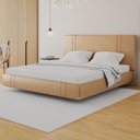 Ver imagem 2 de Cama King Flutuante com Cabeceira 195cm Astra S04 Couríssimo Bege - Lyam Decor