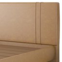Ver imagem 6 de Cama King Flutuante com Cabeceira 195cm Astra S04 Couríssimo Bege - Lyam Decor