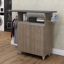 Ver imagem 2 de Tábua de Passar com Balcão 02 Portas Angel Castanho 119 cm - D'Rossi DRossi