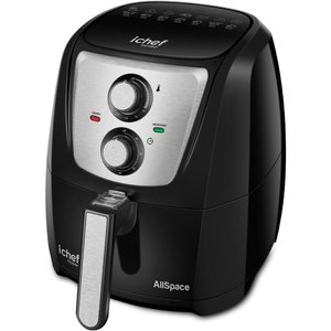 Airfryer Ichef Polishop - AllSpace - Inox Black | 127V