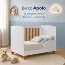 Ver imagem 5 de Conjunto Berço 2 em 1 e Cômoda 4 Gavetas Apolo Quarto Bebê