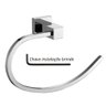 Porta Toalha De Rosto Toalheiro Argola Quadrado Aço Inox - 3