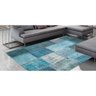Tapete Turco Patchwork 2.00x3.00 Turquesa Abdalla - 1