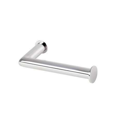 Porta Papel Higiênico Papeleira de Parede Banheiro 13cm em Aço Inox Polido Brilhante Linha Tessália 
