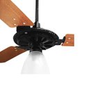 Ver imagem 3 de Ventilador de Teto com Controle Remoto Yris 150W e 180W Preto Pás Mogno Ventex - 127V