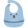 Babador Silicone Pega Migalhas Gumy Azul +3 Meses Buba - 1