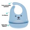 Babador Silicone Pega Migalhas Gumy Azul +3 Meses Buba - 3