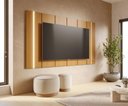 Ver imagem 4 de Painel Suspenso Moderno para TV 75 Polegadas com LED 236cm Maggiore Colibri
