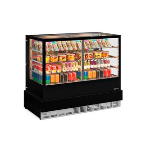 Vitrine Refrigerada Dupla função Goumert GGER- 150 PR com vidros duplos Low-E e Led Perimetral