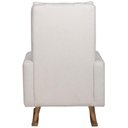 Ver mais imagens de Poltrona de Amamentação com Balanço Base Milka Noah D02 Bouclê Off White B-114 - Lyam Decor