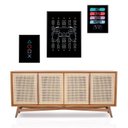 Ver imagem 1 de Set 3 Quadros Decorativos Gamer Preto:moldura Preta