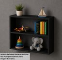 Ver imagem 4 de Armário Nicho Suspenso Multiuso em Mdf Preto 20x50x15cm (cxaxp)