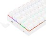 Teclado Redragon Lakshmi Rainbow Lunar White Switch Brown Pt - 7