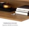 Rack Suspenso Future 2 Portas Dj Móveis 180,5 Cm Off White Nature - 5
