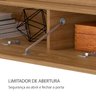 Rack Suspenso Future 2 Portas Dj Móveis 180,5 Cm Off White Nature - 4