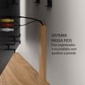 Rack Suspenso Future 2 Portas Dj Móveis 180,5 Cm Off White Nature - 6