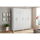 Ver imagem 7 de Guarda Roupa 6 Portas e 3 Gavetas Prático Amêndola - Demóbile