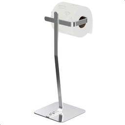 Porta Papel Higiênico de Chão Single Suporte Cromado Oslo - 2