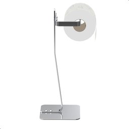Porta Papel Higiênico de Chão Single Suporte Cromado Oslo - 4