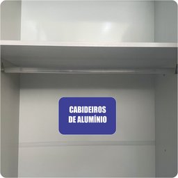 Guarda-Roupa Solteiro com Espelho 100% MDF 2 Portas e 6 Gavetas Eco 08 Bom Pastor - 5