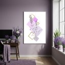 Ver imagem 1 de Quadro Decorativo Lavanda Leve - 70x50cm Mold Branca