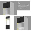 Ver mais imagens de Cozinha Completa Agata 9 Portas MDP 270cm Branco e Preto Madesa