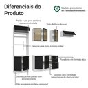 Ver imagem 7 de Cozinha Completa Agata 9 Portas MDP 270cm Branco e Preto Madesa