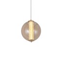 Ver imagem 1 de Lustre Pendente Nordecor Janni 2886 Dourado Fosco Led Bivolt