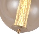 Ver imagem 2 de Lustre Pendente Nordecor Janni 2886 Dourado Fosco Led Bivolt
