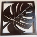 Ver imagem 2 de Quadro decorativo de folha rústico feito de ferro super resistente ideal para salas, quartos, áreas