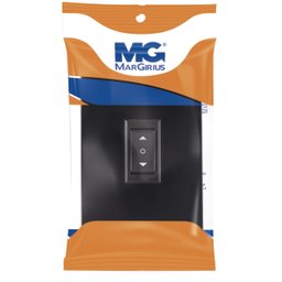 Interruptor de Persianas e Cortina Preto 4x2 10a Margirius Cor:preta - 6