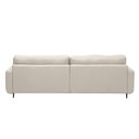 Ver imagem 7 de Sofá Decorativo Isaac 3 Lugares Sala de Estar 210cm Pés em Aço Couro Off White G88 - Gran Belo