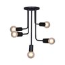 LUSTRE PENDENTE VOGUE 5 LAMP E27 PRETO  - 3211 PT - 1