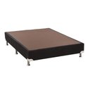 Ver imagem 1 de Cama Box Base Universal Casal Americana Suede Nero Black (138x188x23) - Ortobom