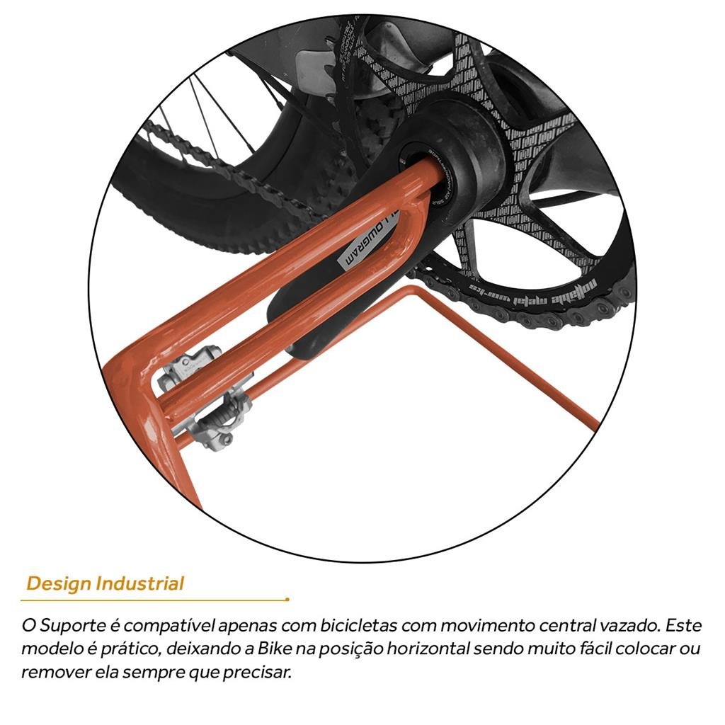 Suporte Cavalete Bike Bicicleta Oregon Movimento Central Vazado Cobre - 3