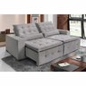 Sofá Spazzio 4 Lugares 2,20cm Retrátil e Reclinável - de Casa Décor e Estofados. - 3