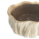 Ver imagem 2 de Vaso Castiçal Oval Textualizado com Riscos Decorativo em Cerâmica 12x17cm