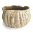 Ver imagem 1 de Vaso Castiçal Oval Textualizado com Riscos Decorativo em Cerâmica 12x17cm