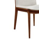 Ver imagem 4 de Cadeira para Mesa de Jantar Bia 47cm Madeira Maciça | Linho Off White - Sallar Home