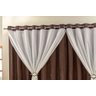 Cortina Para Sala E Quarto Napoli 02 Metros - Tabaco - 2