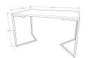 Ver imagem 4 de Mesa de Jantar Industrial Base Ferro Branco em V Tampo 137x90 Preto 4 Cadeiras Eames Madeira Assen