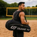 Ver imagem 2 de Raqueteira Profissional Bolsa para Raquetes Bolso Extra Alça Regulavel Tenista Beach Tenis Alca Regu